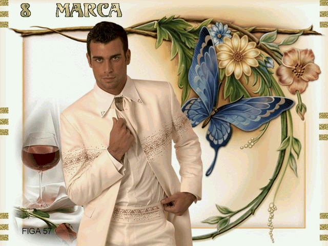 Elegancki mężczyzna przychodzi do ukochanej 8 marca